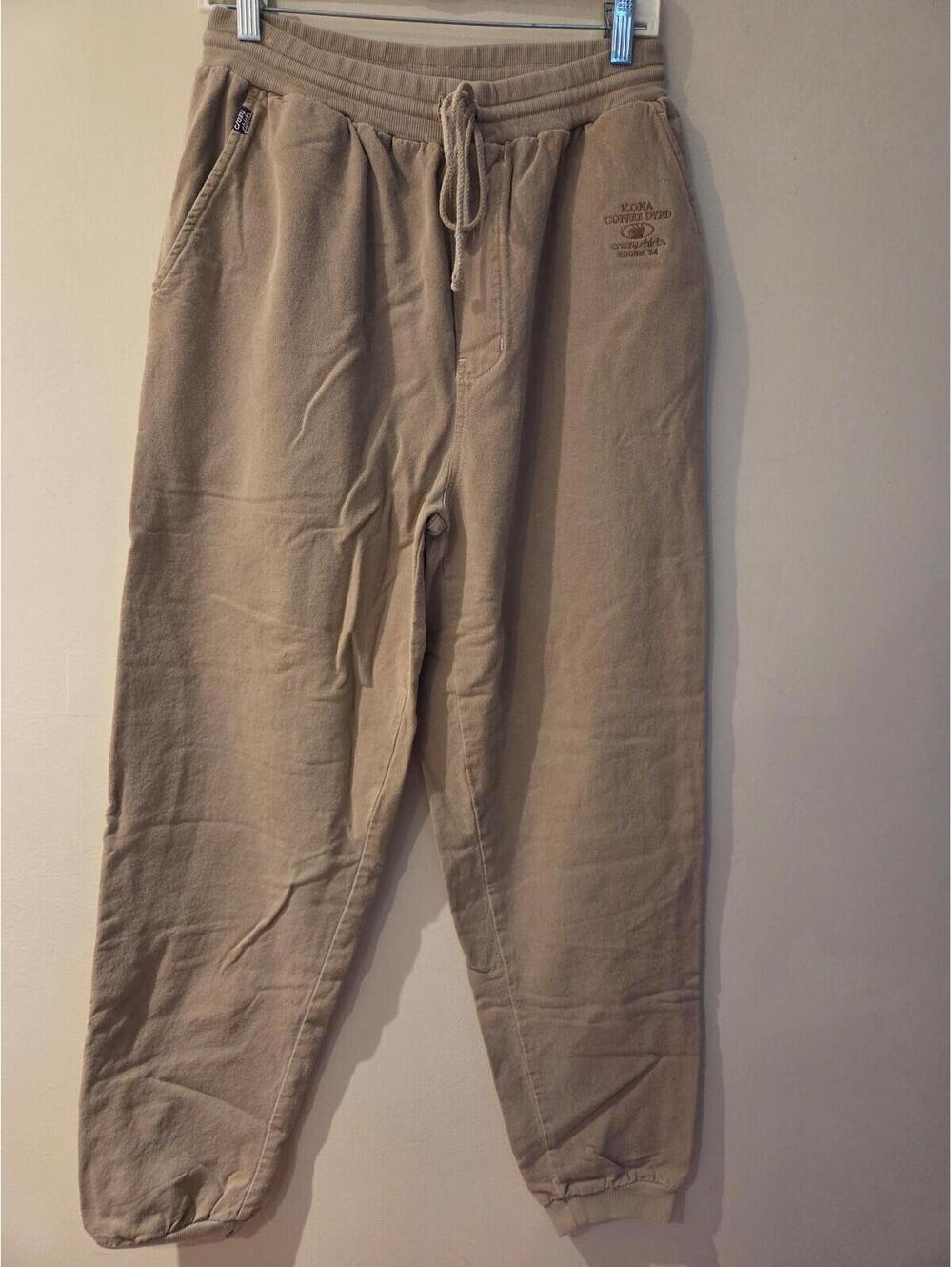 Kona Coffee Dyed Men's Pants Large